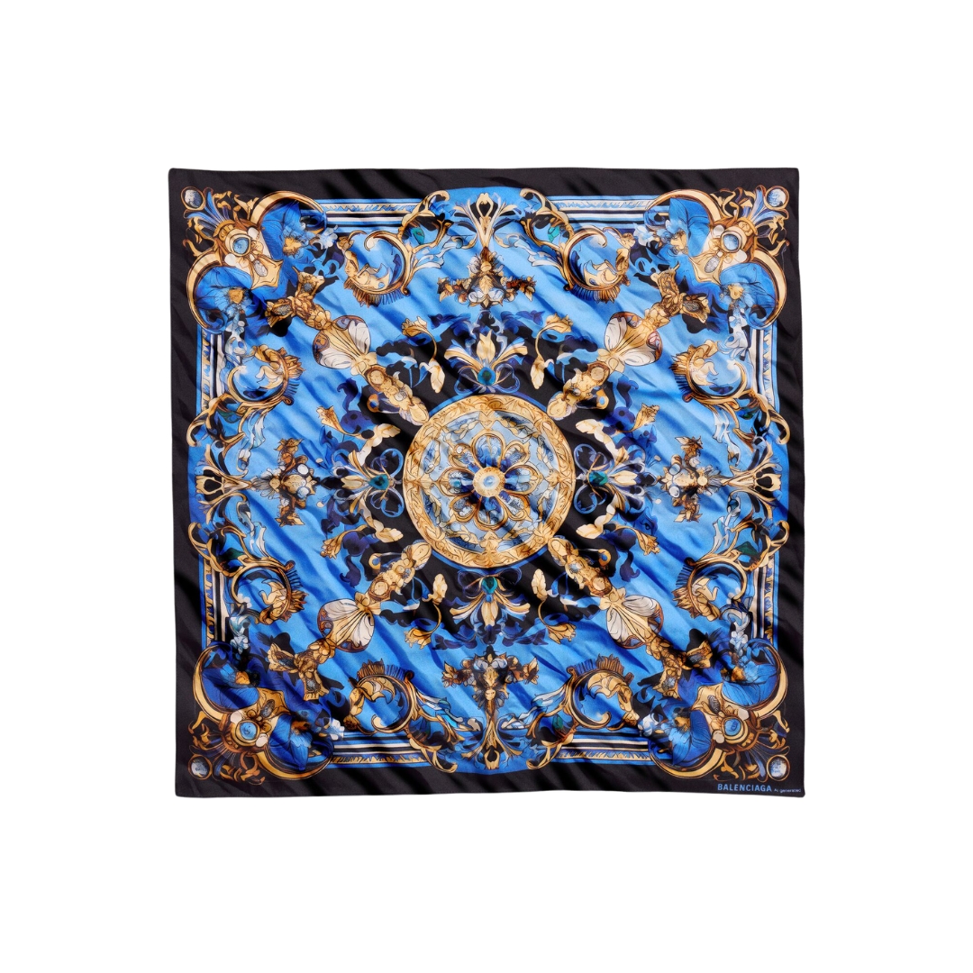 Damen-Ai-Schal BLAU