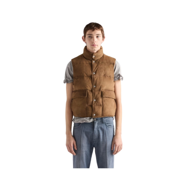Wildleder Daune Braun