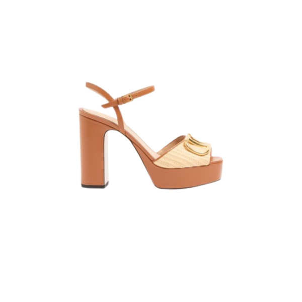 VLogo Signature Plateausandale Beige