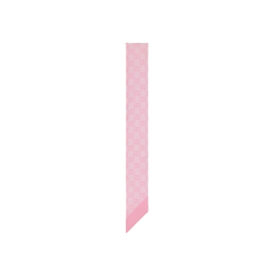 Bedrucktes Seidenchiffonband Rosa