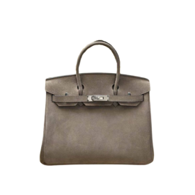 Suede Birkin 25 Etoupe