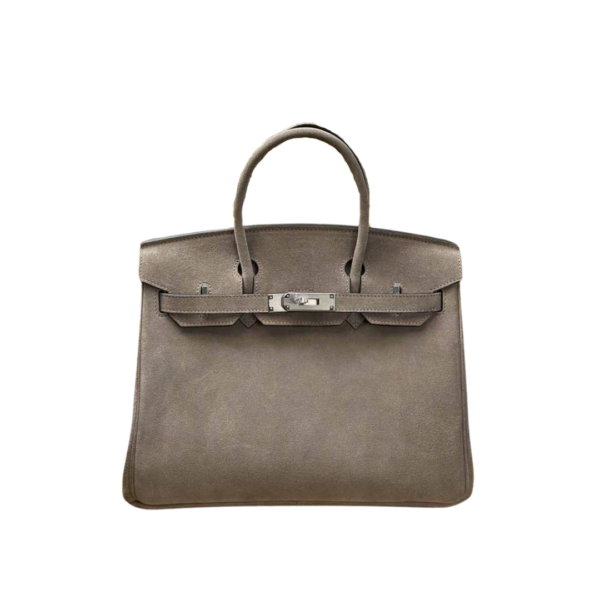 Suede Birkin 25 Etoupe