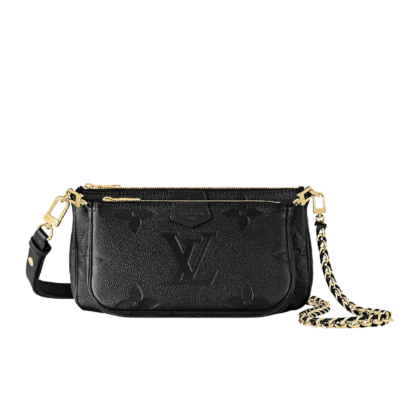 Multi Pochette Accessoires Schwarz 25 cm