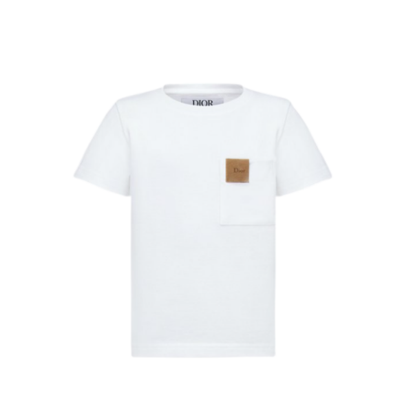 T-Shirt with Pocket Weiß