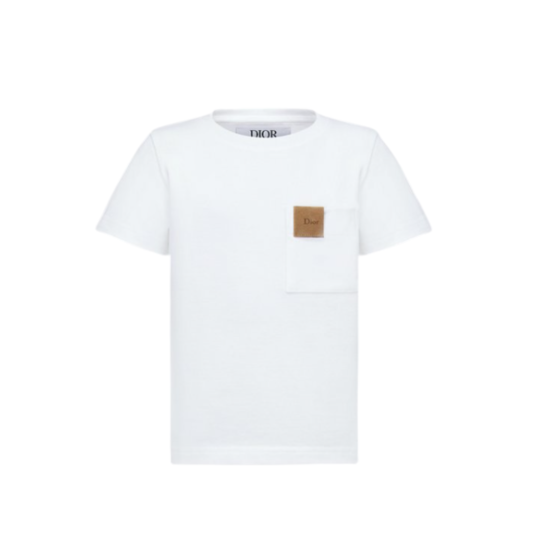 T-Shirt with Pocket Weiß