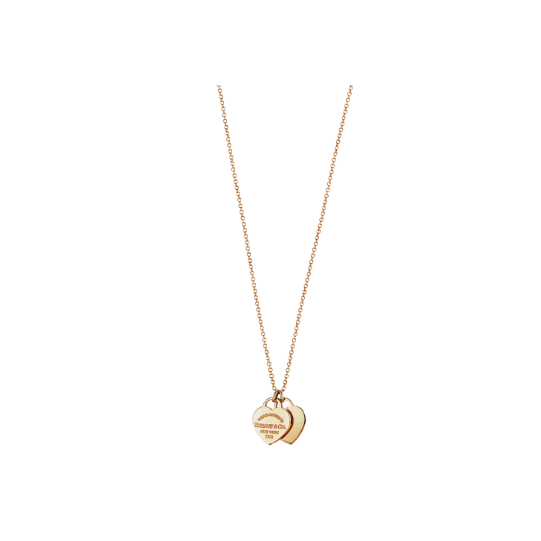 Doppeltes Herz Gold