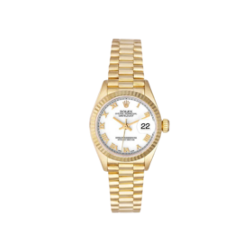 Datejust President Weiß/Gold 36 mm