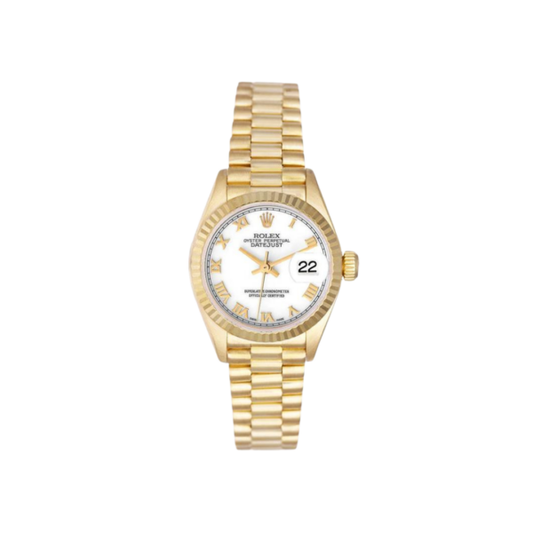 Datejust President Weiß/Gold 36 mm
