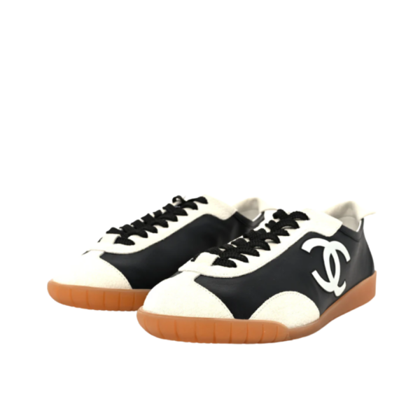 Trainers Wildleder Schwarz/Weiß
