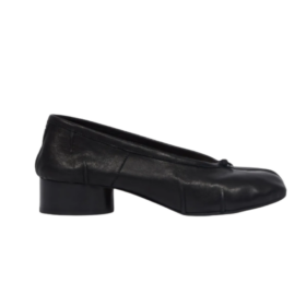 Tabi Ballerina Absätze Schwarz