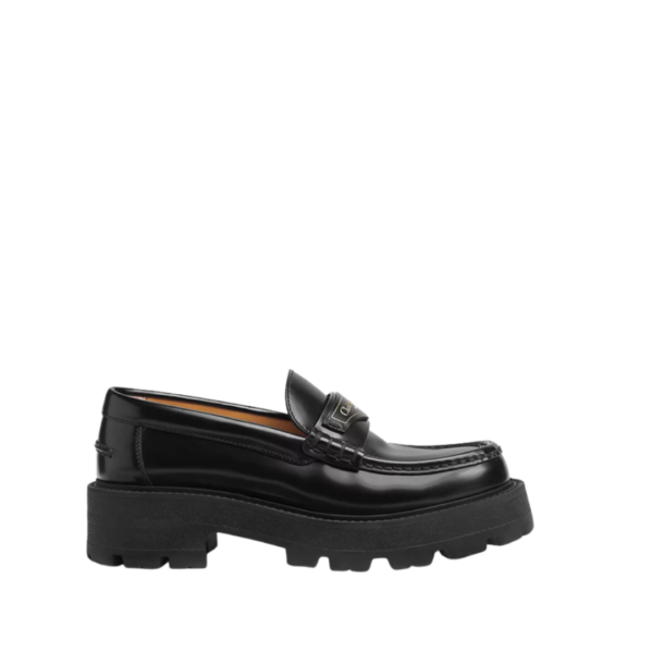 Boy Platform Loafer Schwarz