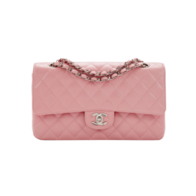 Classic Rosa mit silberner Hardware 25 cm