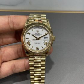Datejust President Weiß/Gold 36 mm