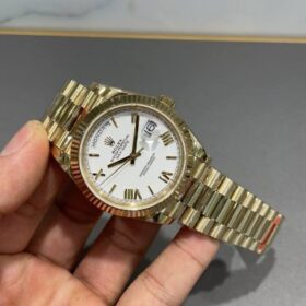 Datejust President Weiß/Gold 36 mm