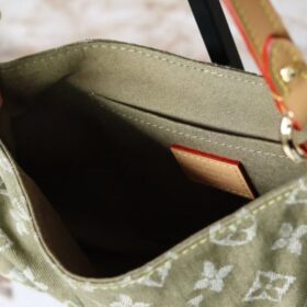 Denim Pleaty Grün 26 cm