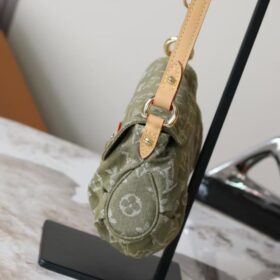 Denim Pleaty Grün 26 cm