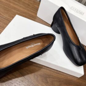 Tabi Ballerina Absätze Schwarz