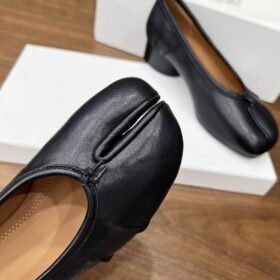 Tabi Ballerina Absätze Schwarz