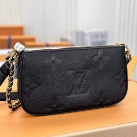 Multi Pochette Accessoires Schwarz 25 cm