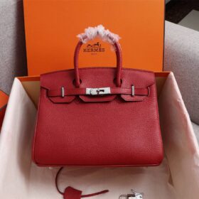 Birkin 30 Rouge/Silber