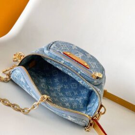 Denim Mini Bumbag 17 cm