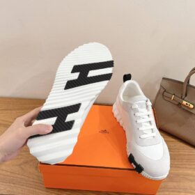 Sneakers Bouncing Weiß/Schwarzes Stoffband