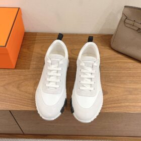 Sneakers Bouncing Weiß/Schwarzes Stoffband