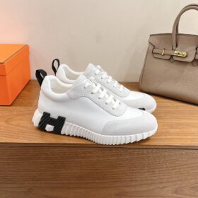 Sneakers Bouncing Weiß/Schwarzes Stoffband