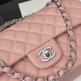 Classic Rosa mit silberner Hardware 25 cm