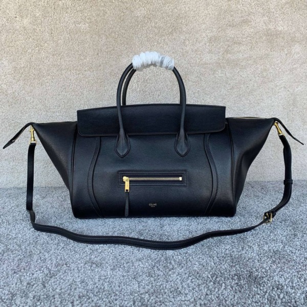 Luggage Lammfell Schwarz 55 cm
