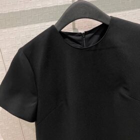 Crêpe Couture Minikleid Schwarz