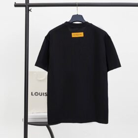 Embossed LV T-Shirt Schwarz