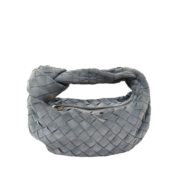 Intrecciato Suede Grau 23 cm