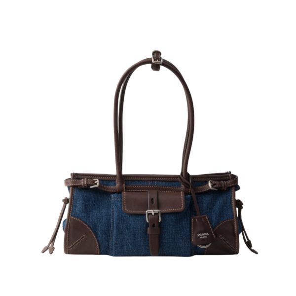 Bonnie Denim Blau/Kaffee 38 cm