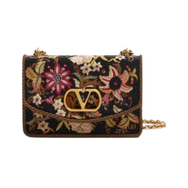 Embroidered Schwarz 24 cm