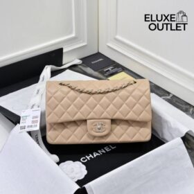 Classic Leder Beige/Silber 25.5 cm