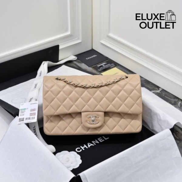 Classic Leder Beige/Silber 25.5 cm