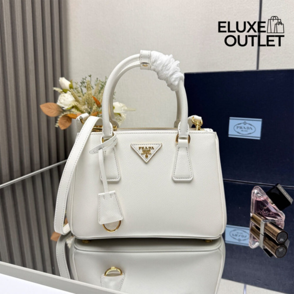 Galleria Saffiano Weiß 24 cm