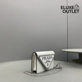 Triangle Mini Crossbody Weiß 17 cm
