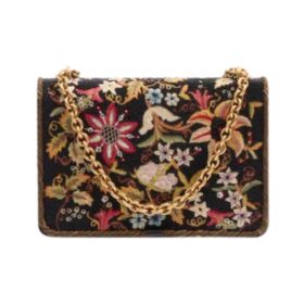 Embroidered Schwarz 24 cm