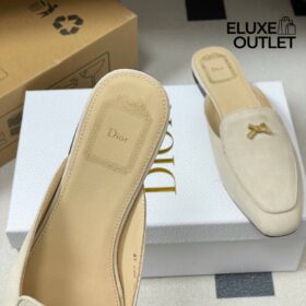 Baby Bow Mule Beige