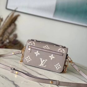 Pochette Métis East West Tourterelle / Crème 21.5 cm