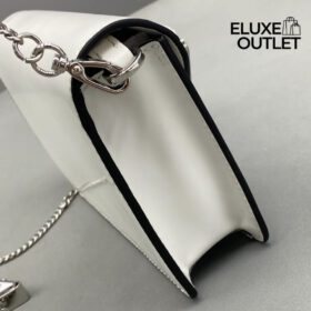 Triangle Mini Crossbody Weiß 17 cm