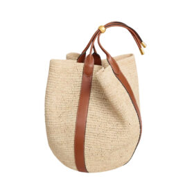 Eimer Kordelzug Beige 57 cm