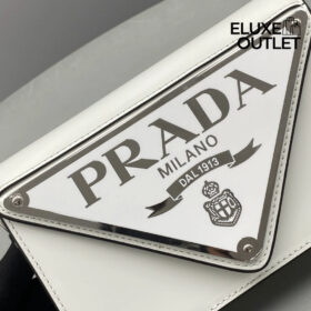 Triangle Mini Crossbody Weiß 17 cm