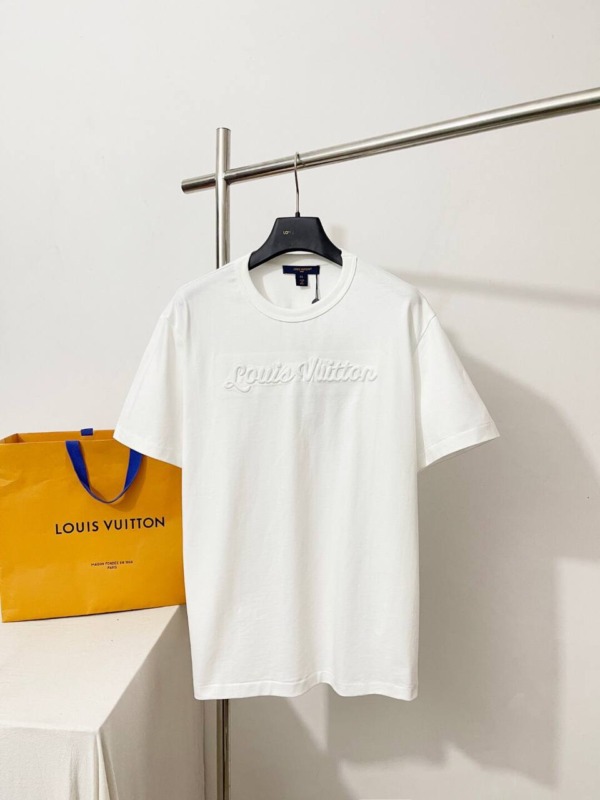T-Shirt mit gestickter Signatur
