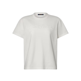 T-Shirt mit gestickter Signatur