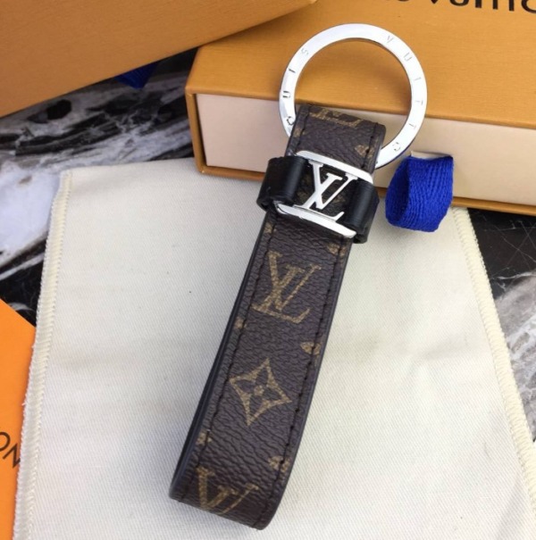 Schlüsselanhänger mit Monogramm-Dragonne-Charm