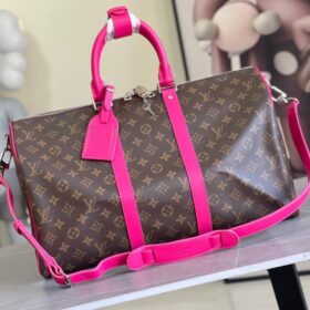 Keepall Bandoulière Pondichery Rosa 45 cm