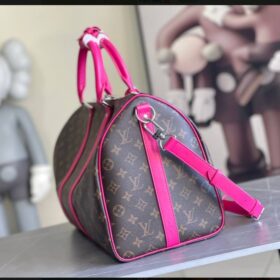 Keepall Bandoulière Pondichery Rosa 45 cm
